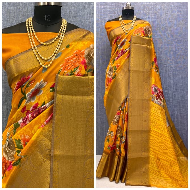 Kanchi Chanderi 5 Latest Ethnic Wear Designer Silk Saree Collection